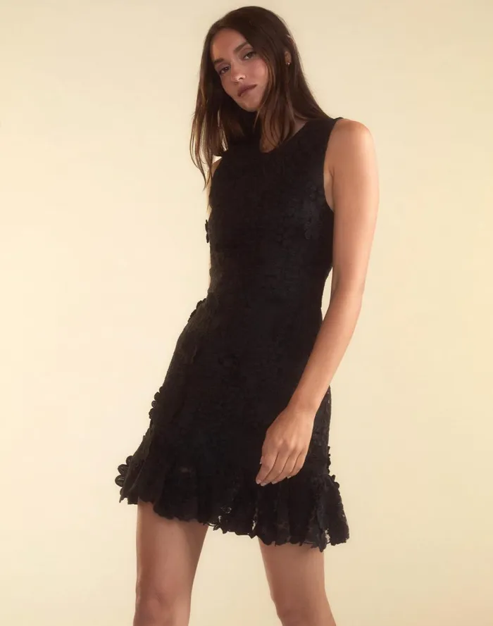 Women Cynthia Rowley Dresses Blooming Lace Cocktail Dress Black Women Cynthia Rowley Dresses Blooming Lace Cocktail Dress Black