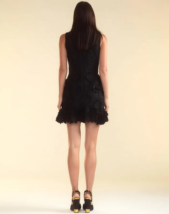 Women Cynthia Rowley Dresses Blooming Lace Cocktail Dress Black Women Cynthia Rowley Dresses Blooming Lace Cocktail Dress Black