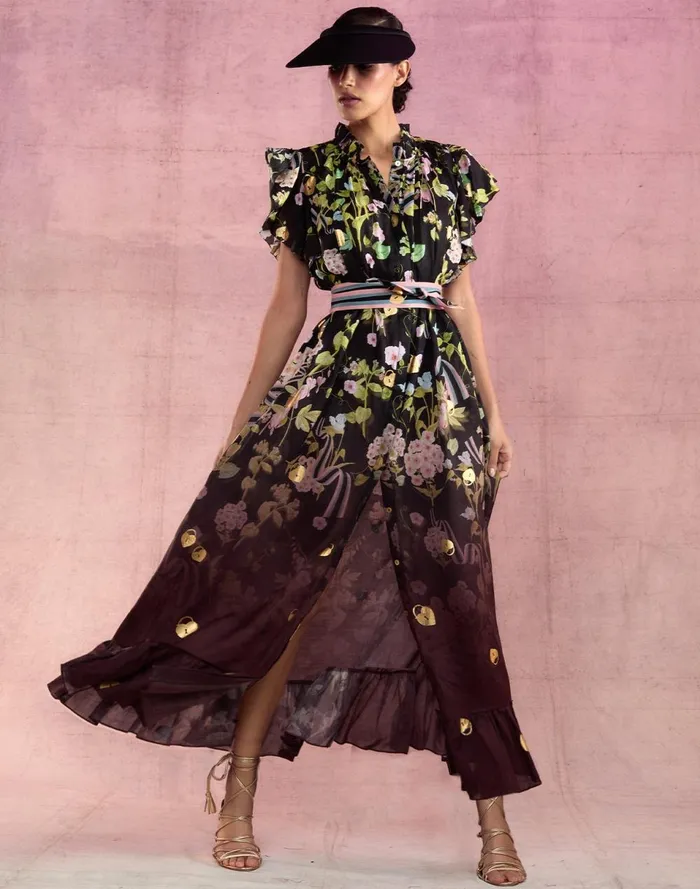 Women Cynthia Rowley Dresses Dawn Dress Black Women Cynthia Rowley Dresses Dawn Dress Black