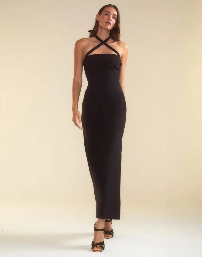 Women Cynthia Rowley Dresses Formal Fitting Dress Black
