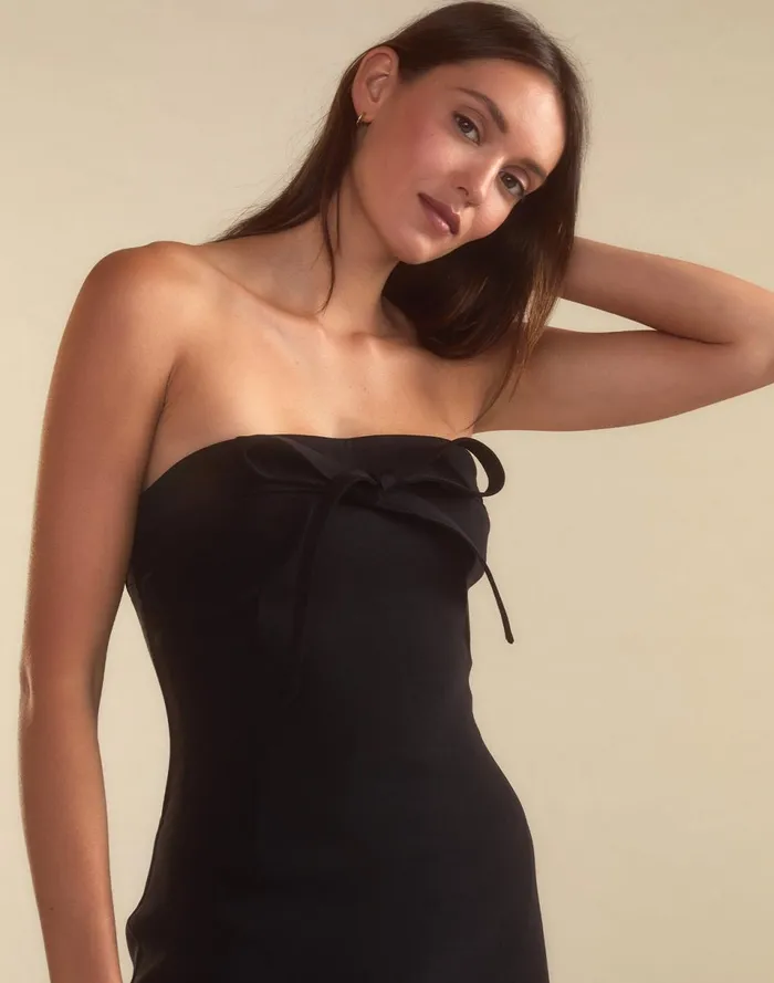 Women Cynthia Rowley Dresses Formal Fitting Dress Black Women Cynthia Rowley Dresses Formal Fitting Dress Black