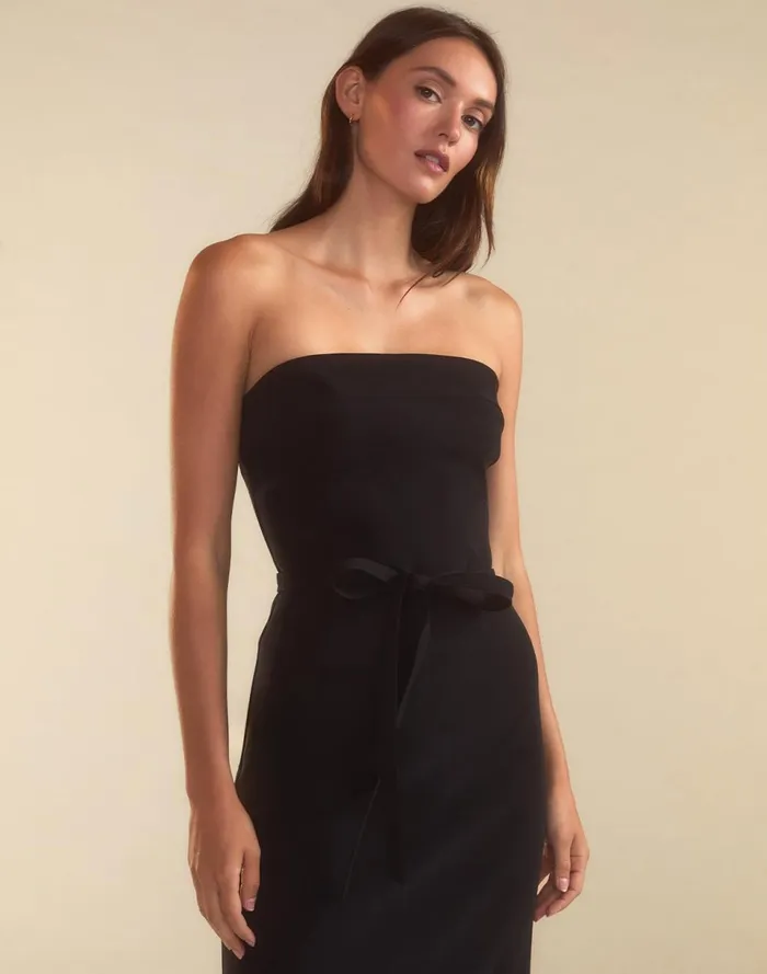 Women Cynthia Rowley Dresses Formal Fitting Dress Black Women Cynthia Rowley Dresses Formal Fitting Dress Black