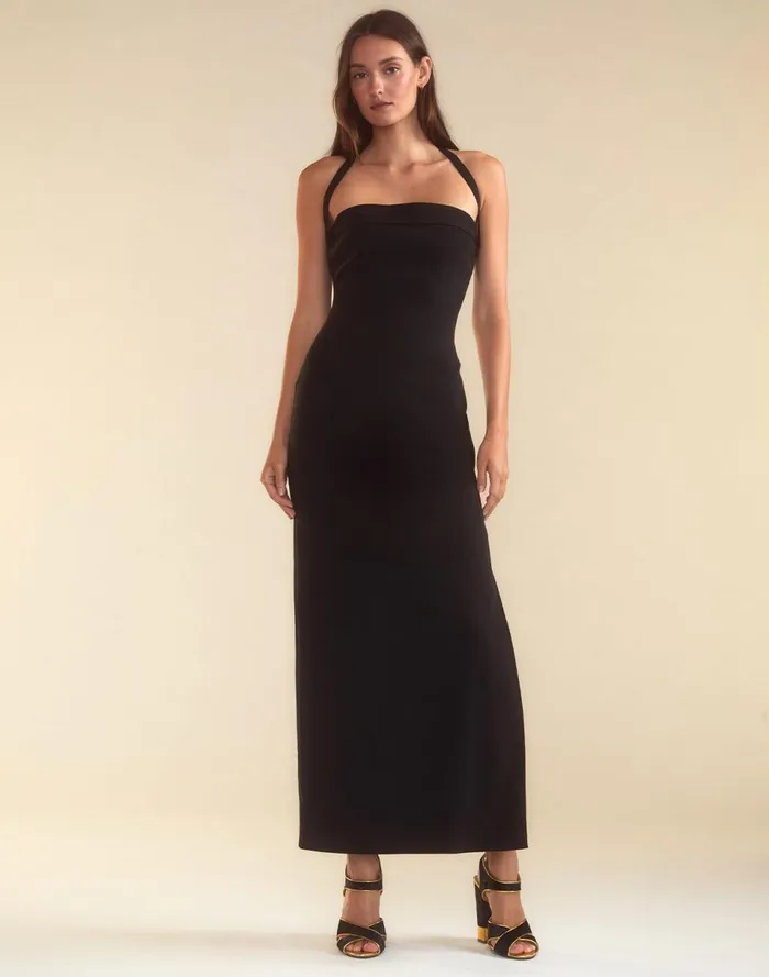 Women Cynthia Rowley Dresses Formal Fitting Dress Black Women Cynthia Rowley Dresses Formal Fitting Dress Black