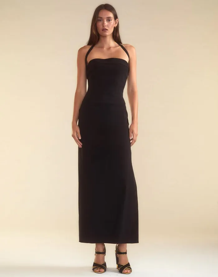 Women Cynthia Rowley Dresses Formal Fitting Dress Black Women Cynthia Rowley Dresses Formal Fitting Dress Black