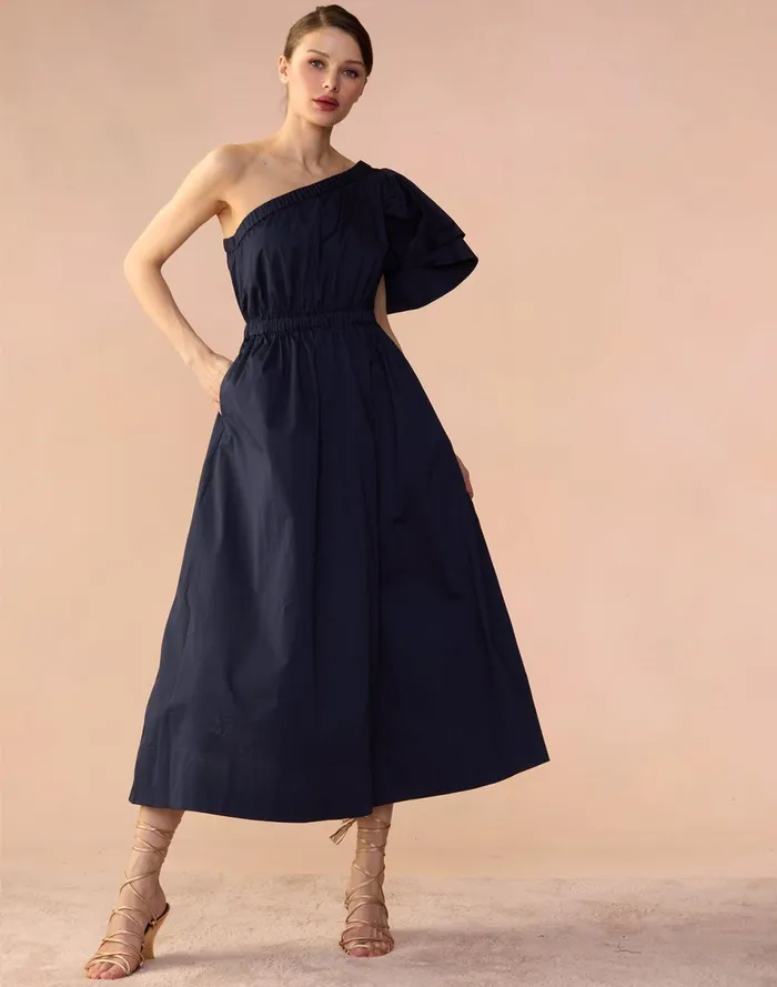 Women Cynthia Rowley Dresses Palma Dress Blue Women Cynthia Rowley Dresses Palma Dress Blue