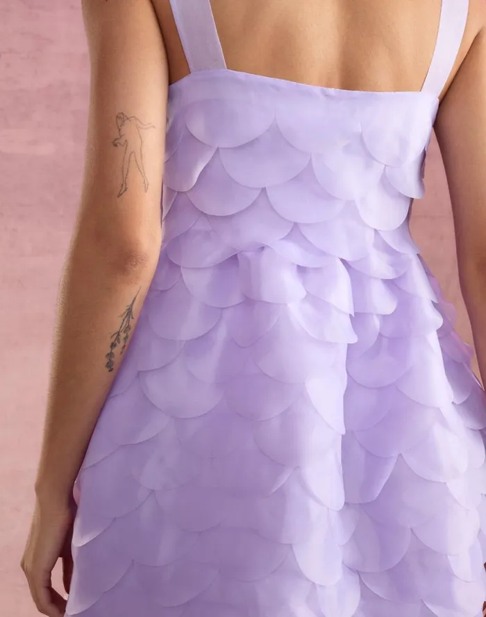 Women Cynthia Rowley Dresses Scalloped Petal Mini Dress Lvndr Women Cynthia Rowley Dresses Scalloped Petal Mini Dress Lvndr