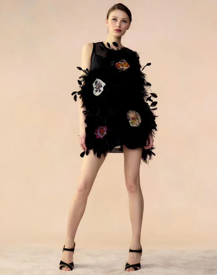 Women Cynthia Rowley Dresses Tickle Your Fancy Dress Black Women Cynthia Rowley Dresses Tickle Your Fancy Dress Black