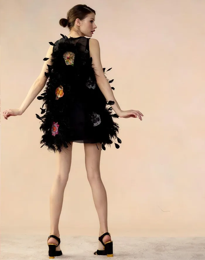 Women Cynthia Rowley Dresses Tickle Your Fancy Dress Black Women Cynthia Rowley Dresses Tickle Your Fancy Dress Black