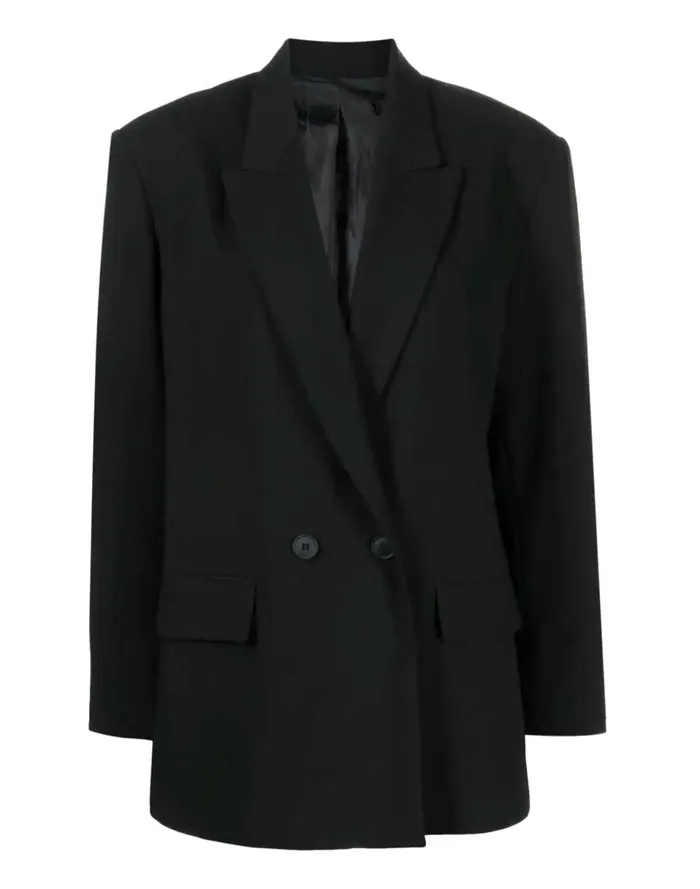 Women Cynthia Rowley Outerwear Wool Oversized Blazer Black Women Cynthia Rowley Outerwear Wool Oversized Blazer Black