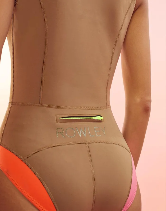 Women Cynthia Rowley Swim Byron Wetsuit Camel Women Cynthia Rowley Swim Byron Wetsuit Camel