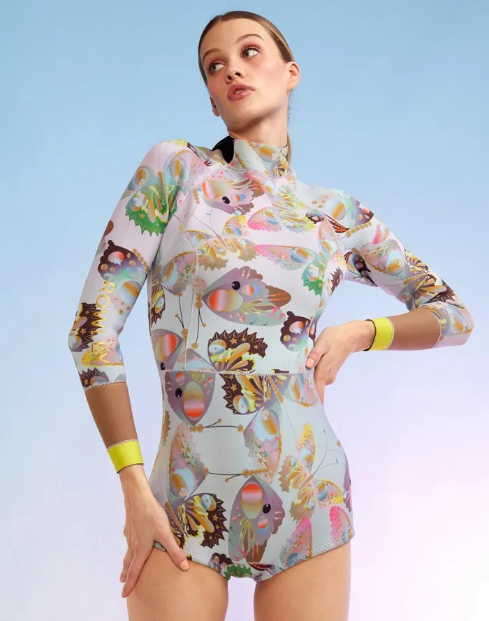 Women Cynthia Rowley Swim Sunrise Paisley Wetsuit Blumb Women Cynthia Rowley Swim Sunrise Paisley Wetsuit Blumb