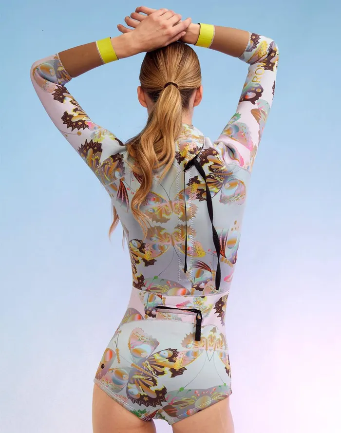 Women Cynthia Rowley Swim Sunrise Paisley Wetsuit Blumb Women Cynthia Rowley Swim Sunrise Paisley Wetsuit Blumb