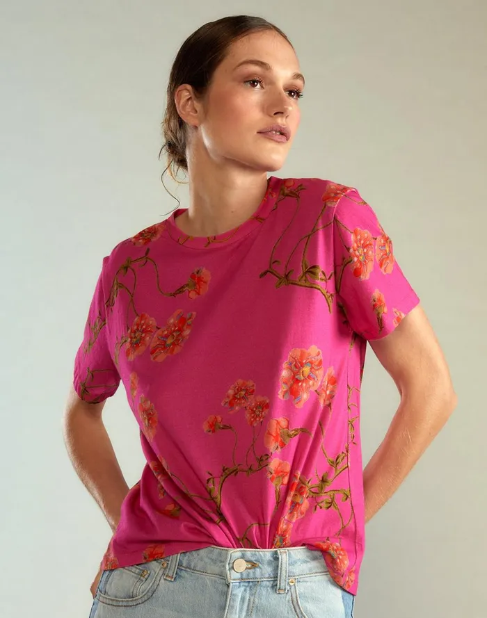 Women Cynthia Rowley Tops Everyday Tees Pnkfl Women Cynthia Rowley Tops Everyday Tees Pnkfl