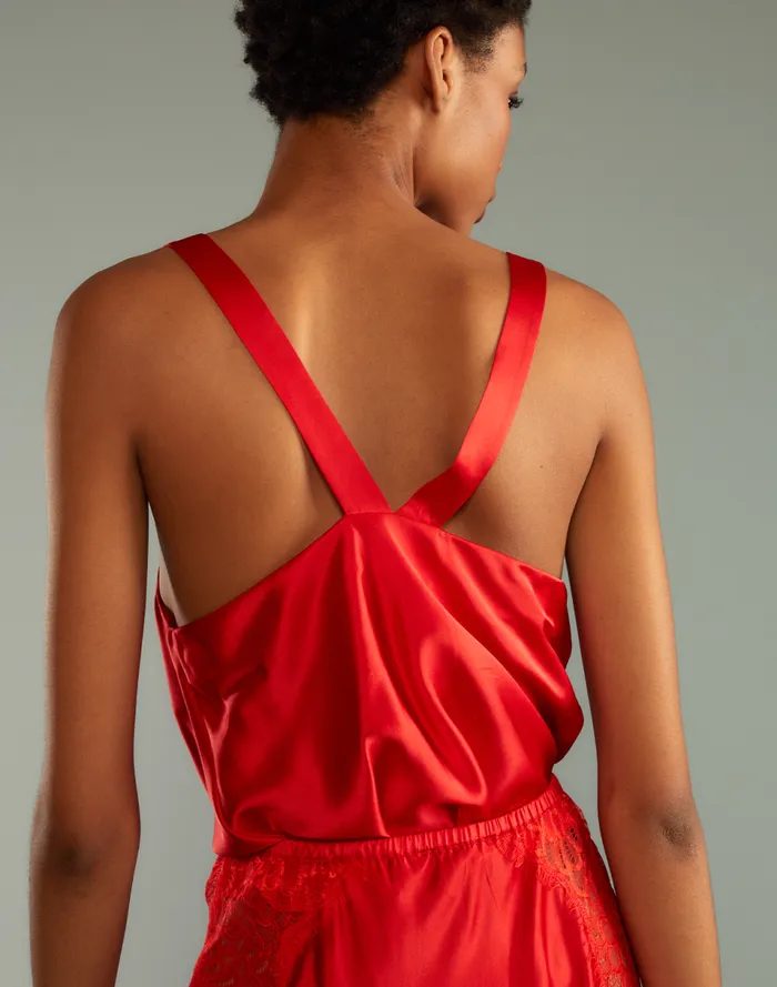 Women Cynthia Rowley Tops Lya Silk Blouse Red Women Cynthia Rowley Tops Lya Silk Blouse Red