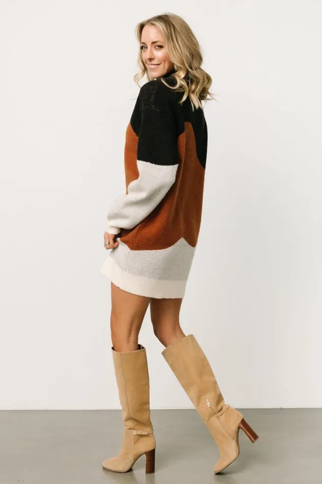 Women Dasha Sweater Dress Black Multi Baltic Born Short Dresses Women Dasha Sweater Dress Black Multi Baltic Born Short Dresses