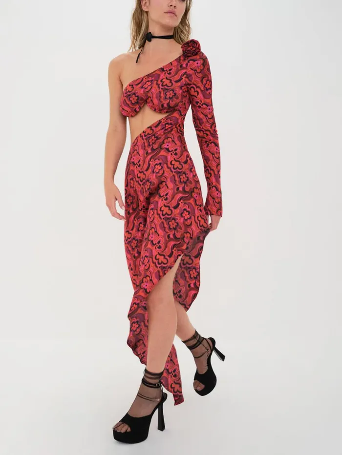 Women Davina Maxi Dress Red For Love and Lemons Dresses Women Davina Maxi Dress Red For Love and Lemons Dresses