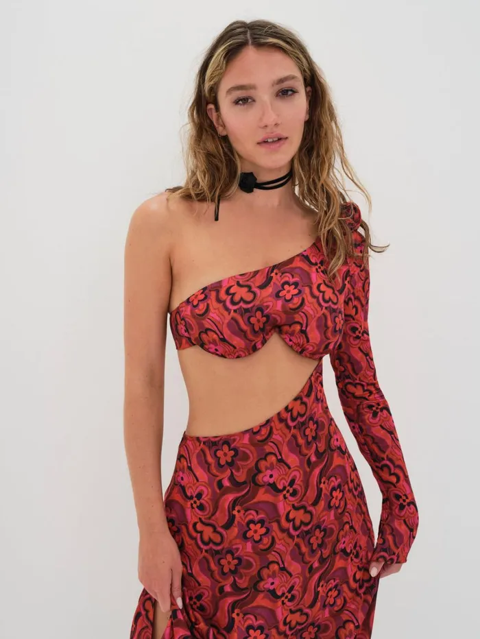 Women Davina Maxi Dress Red For Love and Lemons Dresses Women Davina Maxi Dress Red For Love and Lemons Dresses
