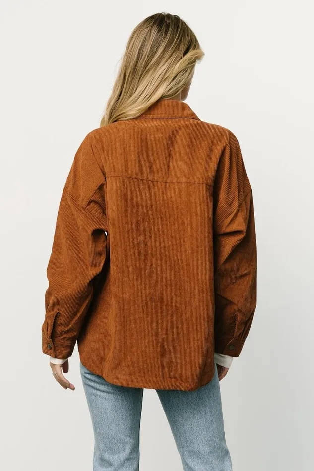 Women Davis Corduroy Shacket Spice Baltic Born Outerwear Women Davis Corduroy Shacket Spice Baltic Born Outerwear
