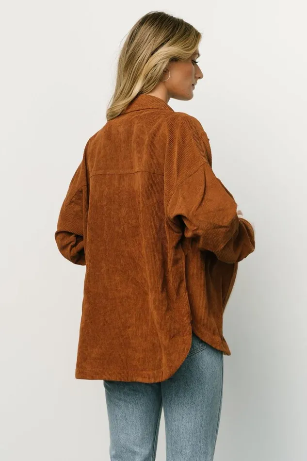 Women Davis Corduroy Shacket Spice Baltic Born Outerwear Women Davis Corduroy Shacket Spice Baltic Born Outerwear