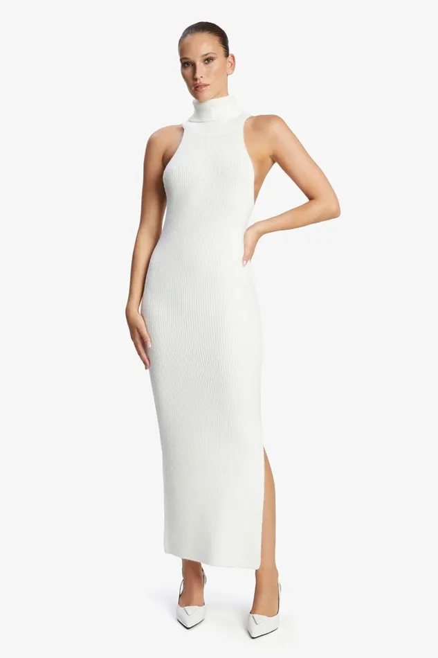 Women Day To Night Dresses Bardot Mariano Knit Maxi Dress In Orchid White Orchid White Women Day To Night Dresses Bardot Mariano Knit Maxi Dress In Orchid White Orchid White