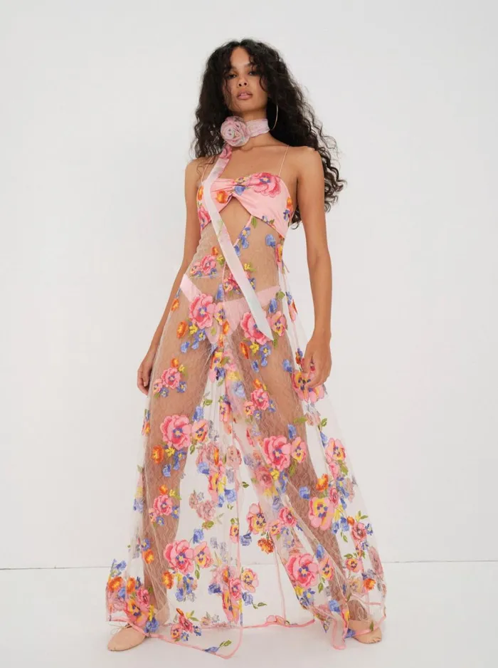 Women Delaney Maxi Dress Multi For Love and Lemons Dresses