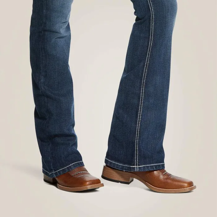 Women Denim Ariat REAL Mid Rise Arrow Fit Stretch Shayla Boot Cut Jean Gemstone Women Denim Ariat REAL Mid Rise Arrow Fit Stretch Shayla Boot Cut Jean Gemstone