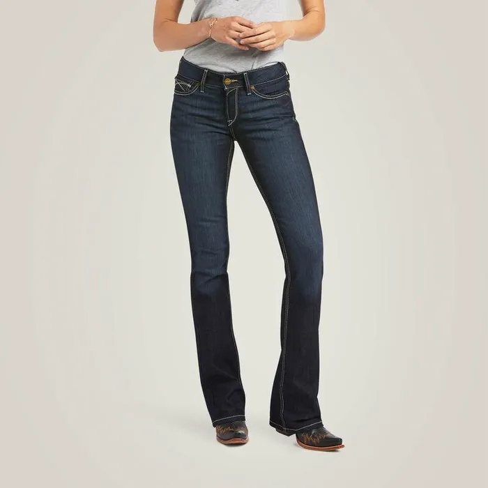 Women Denim Ariat REAL Perfect Rise Contessa Boot Cut Jean Nashville