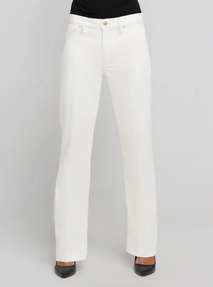 Women Denim GUESS Midrise Sexy Straight Marina Denim Jeans In Passionates Clean Wash