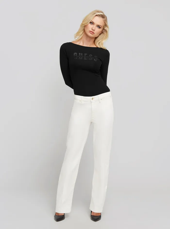 Women Denim GUESS Midrise Sexy Straight Marina Denim Jeans In Passionates Clean Wash Women Denim GUESS Midrise Sexy Straight Marina Denim Jeans In Passionates Clean Wash
