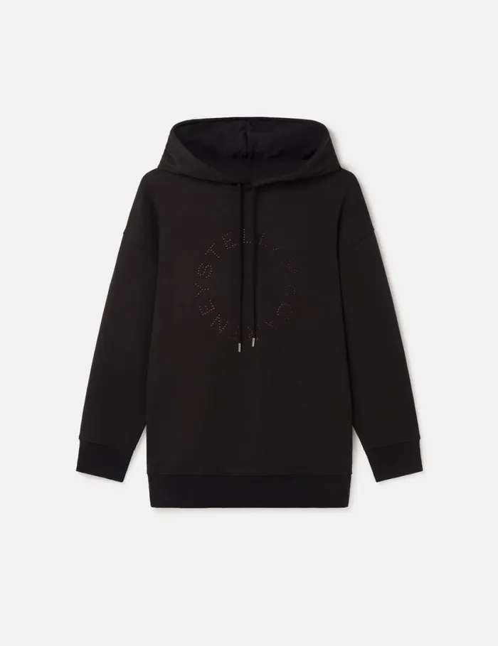 Women Diamant Logo Hoodie Black Stella McCartney Sweatshirts And TShirts Women Diamant Logo Hoodie Black Stella McCartney Sweatshirts And TShirts
