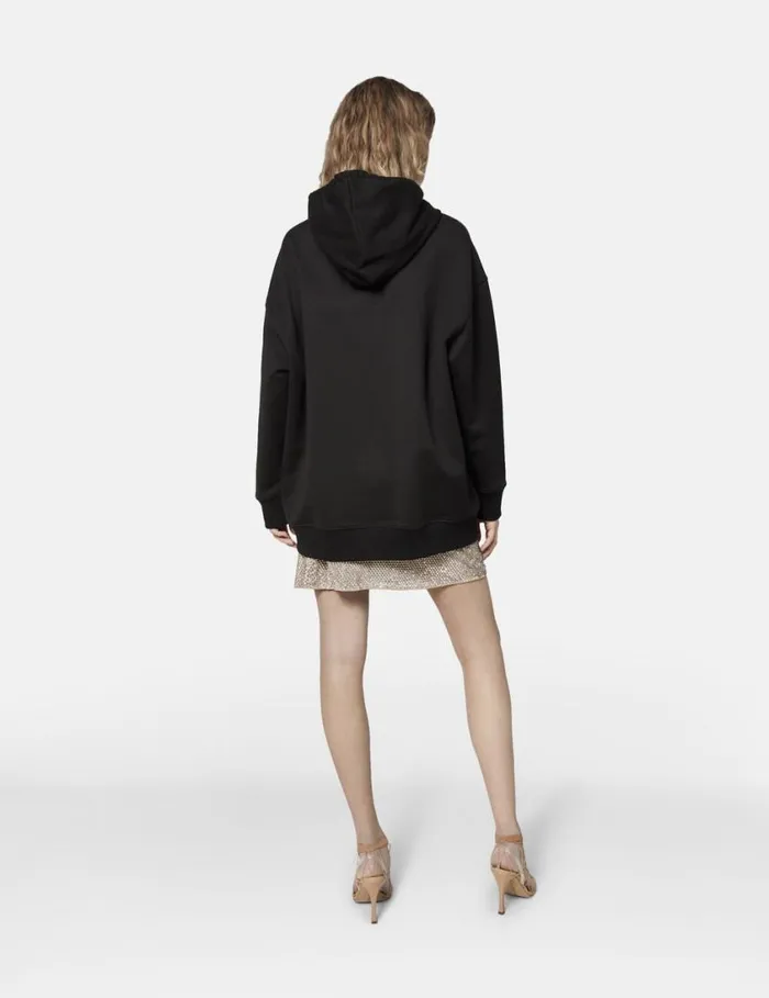 Women Diamant Logo Hoodie Black Stella McCartney Sweatshirts And TShirts Women Diamant Logo Hoodie Black Stella McCartney Sweatshirts And TShirts