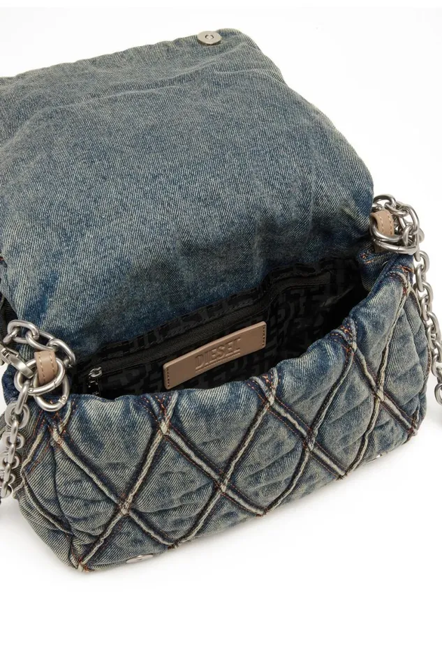 Women Diesel Charm D CHARMD SHOULDER M Medium Blue Women Diesel Charm D CHARMD SHOULDER M Medium Blue