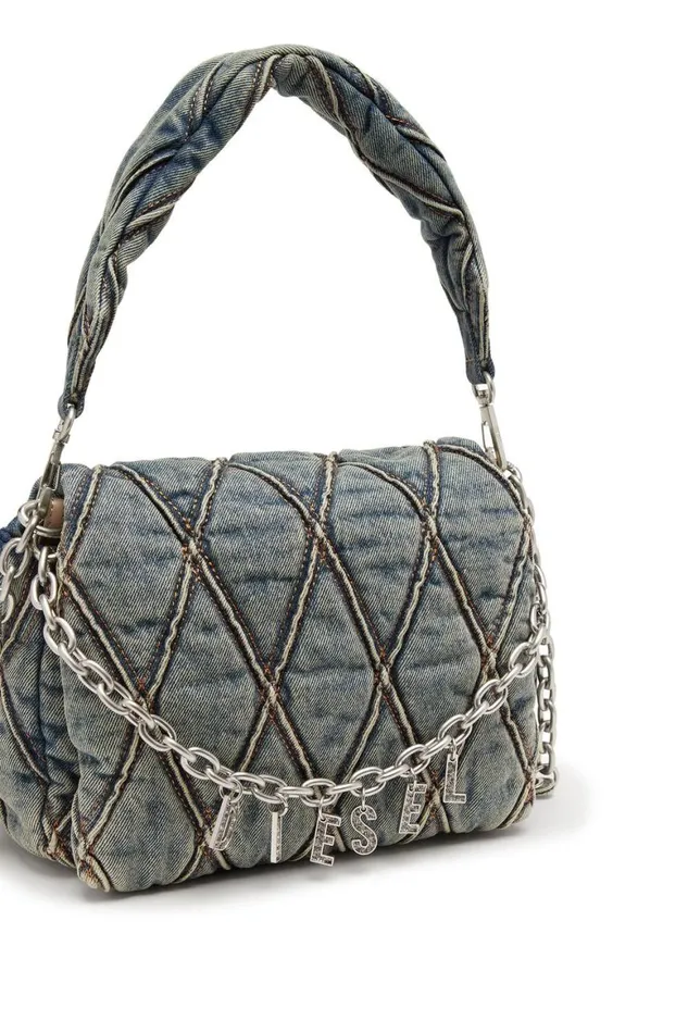 Women Diesel Charm D CHARMD SHOULDER M Medium Blue Women Diesel Charm D CHARMD SHOULDER M Medium Blue