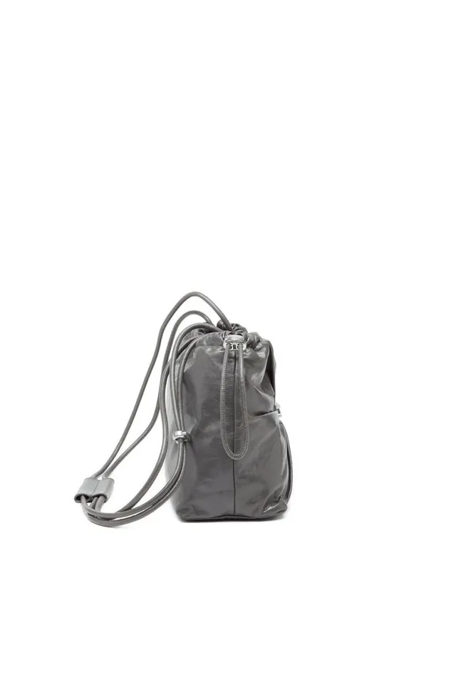 Women Diesel Crossbody Bags SCRUNCHD BUCKET Grey Women Diesel Crossbody Bags SCRUNCHD BUCKET Grey