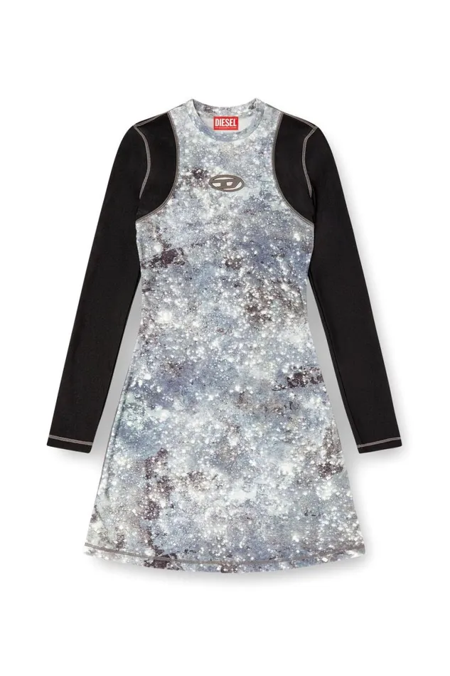 Women Diesel Dresses DVANNE Blackblue Women Diesel Dresses DVANNE Blackblue