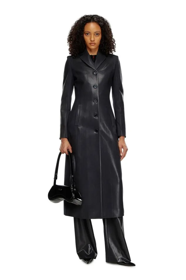 Women Diesel Jackets GLAMOUR Black