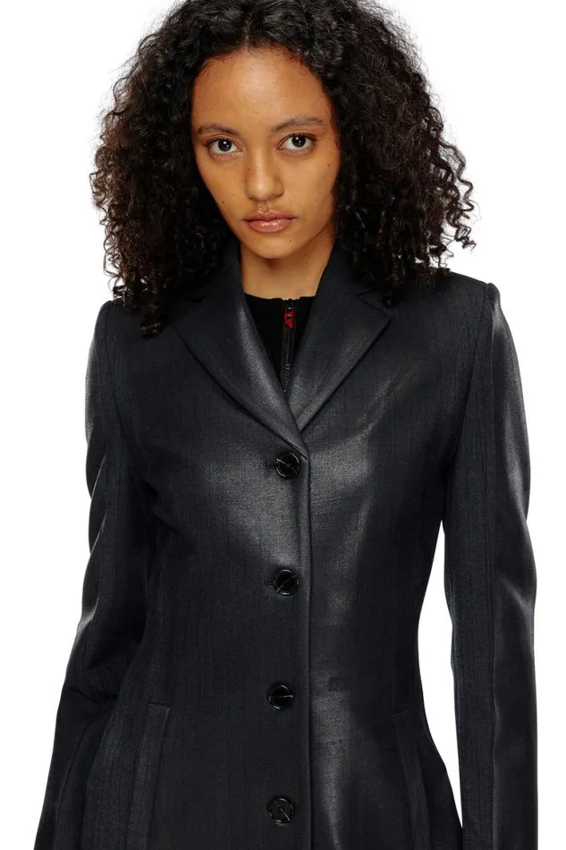 Women Diesel Jackets GLAMOUR Black Women Diesel Jackets GLAMOUR Black