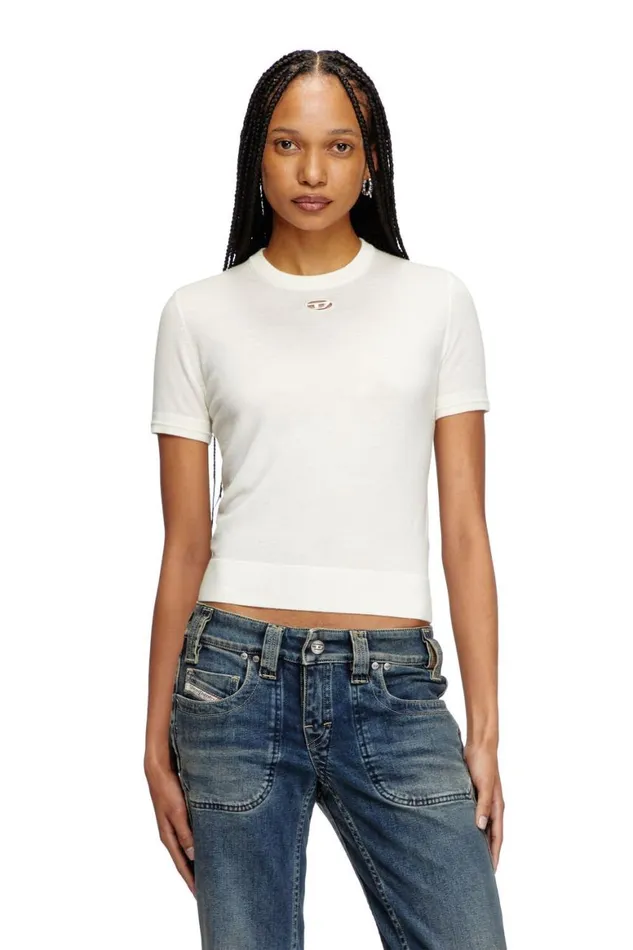 Women Diesel Knitwear MALINE White Women Diesel Knitwear MALINE White