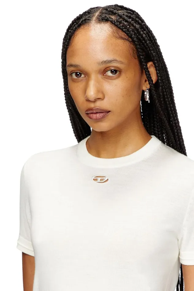 Women Diesel Knitwear MALINE White Women Diesel Knitwear MALINE White