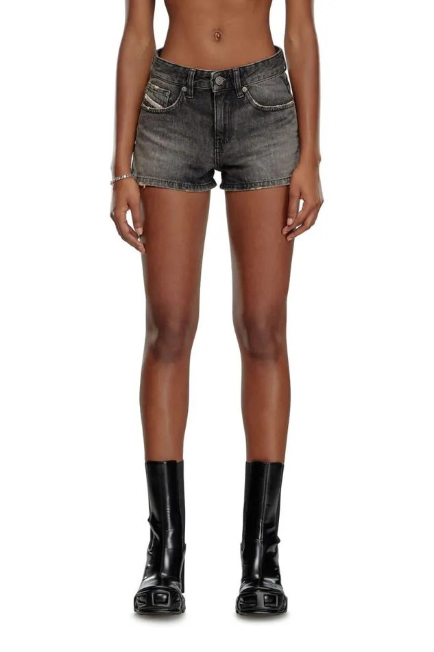 Women Diesel Pants and Shorts DEYUBA Blackdark Grey Women Diesel Pants and Shorts DEYUBA Blackdark Grey