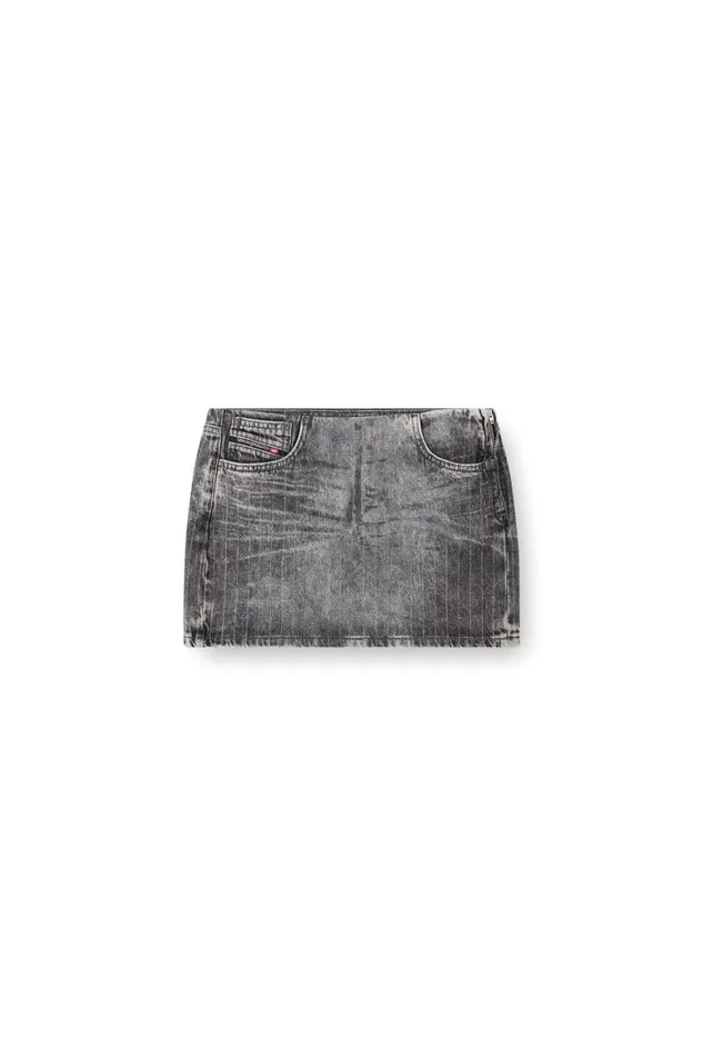 Women Diesel Skirts DEPRAMINIS3 Grey Women Diesel Skirts DEPRAMINIS3 Grey