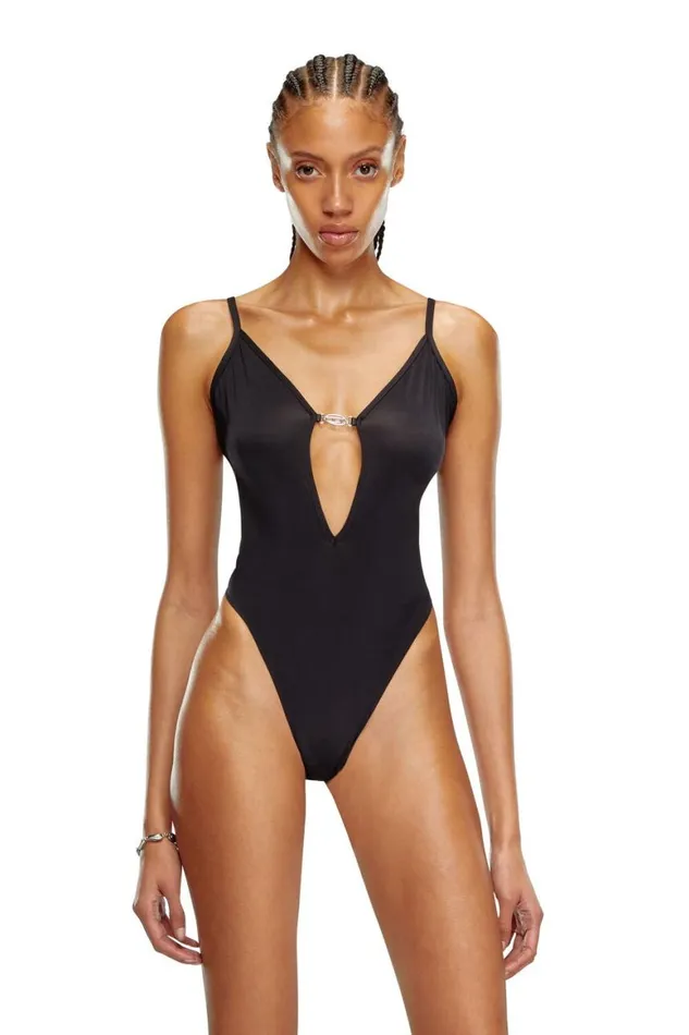 Women Diesel Underwear and Socks UFBYOVALDBODYSUIT Black