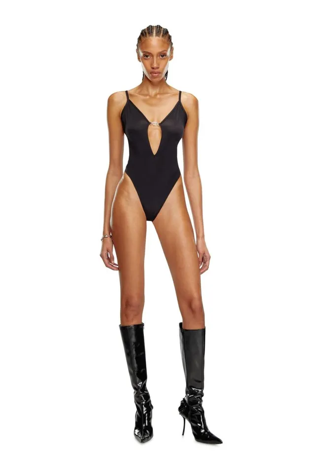 Women Diesel Underwear and Socks UFBYOVALDBODYSUIT Black Women Diesel Underwear and Socks UFBYOVALDBODYSUIT Black