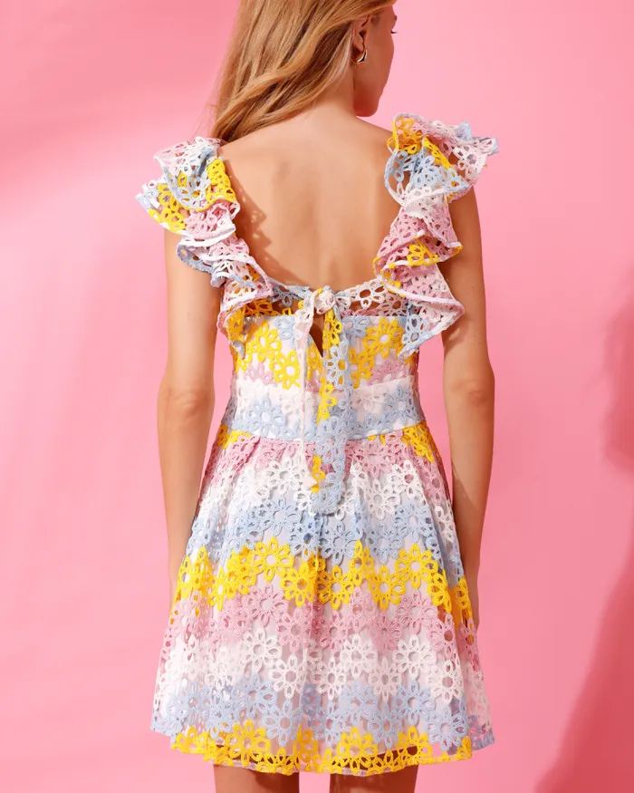 Women Dresses and Jumpsuits PatBO Degrade Lace Mini Dress FINAL SALE Multicolor