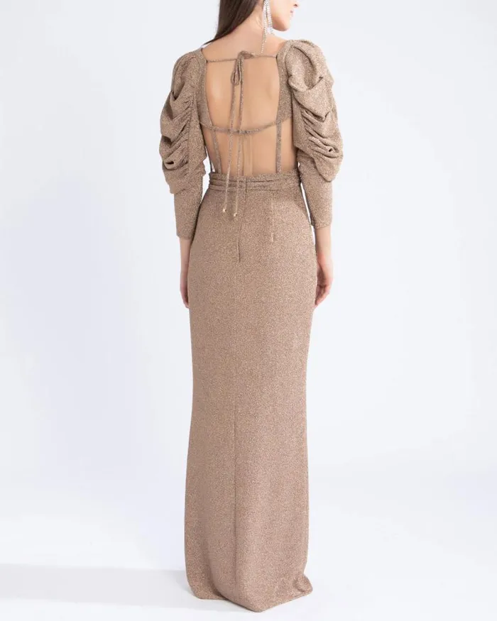 Women Dresses and Jumpsuits PatBO LUREX BUSTIER MAXI DRESS FINAL SALE Gold Women Dresses and Jumpsuits PatBO LUREX BUSTIER MAXI DRESS FINAL SALE Gold