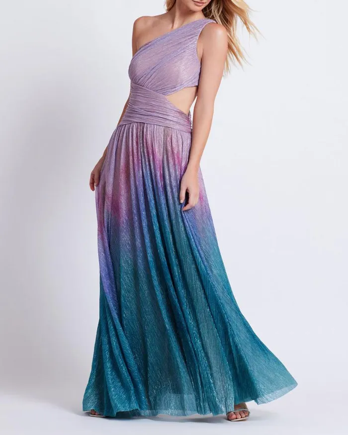 Women Dresses and Jumpsuits PatBO OMBRE ONE SHOULDER MAXI DRESS FINAL SALE Sirenuse