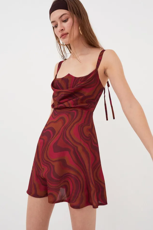 Women Eleanor Mini Dress Red For Love and Lemons Dresses