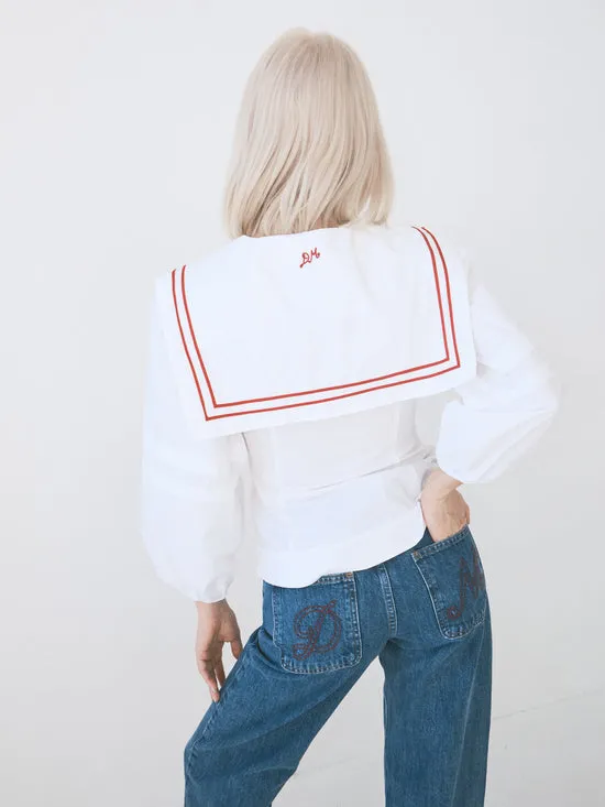Women Elise Blouse White Tops Lisa Says Gah