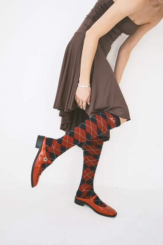 Women Ella Mary Jane Mule Cherry Patent Shoes Lisa Says Gah