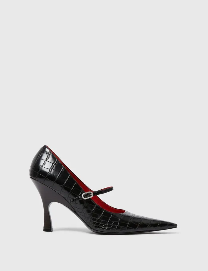 Women Elsa PointedToe Pump Black Stella McCartney Heels